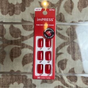 Kiss imPRESS Vibrant Red Press-On Nails